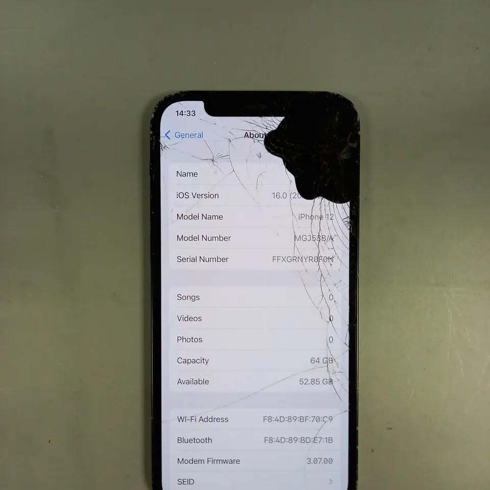 BOXED APPLE IPHONE 12 SMARTPHONE 