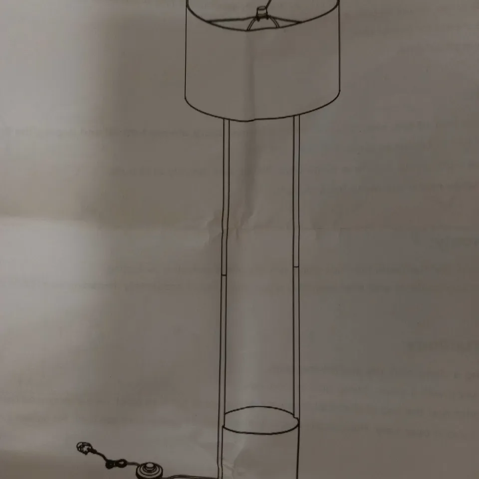 JOGH LEWIS INDUSTRIAL OUTLINE FLOOR LAMP