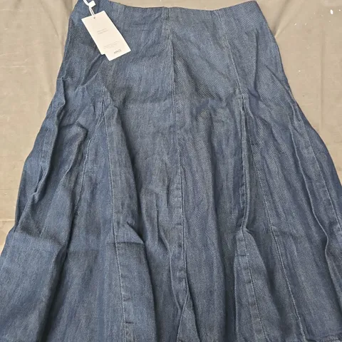 MANGO FALDA 304 BLANES SKIRT IN DENIM SIZE XS