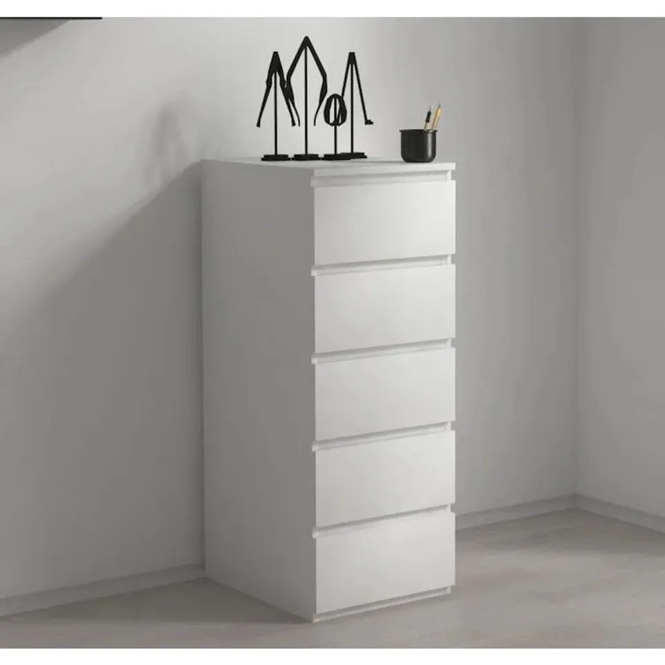 BOXED DOCKLAND 5-DRAWER CHEST OF DRAWERS