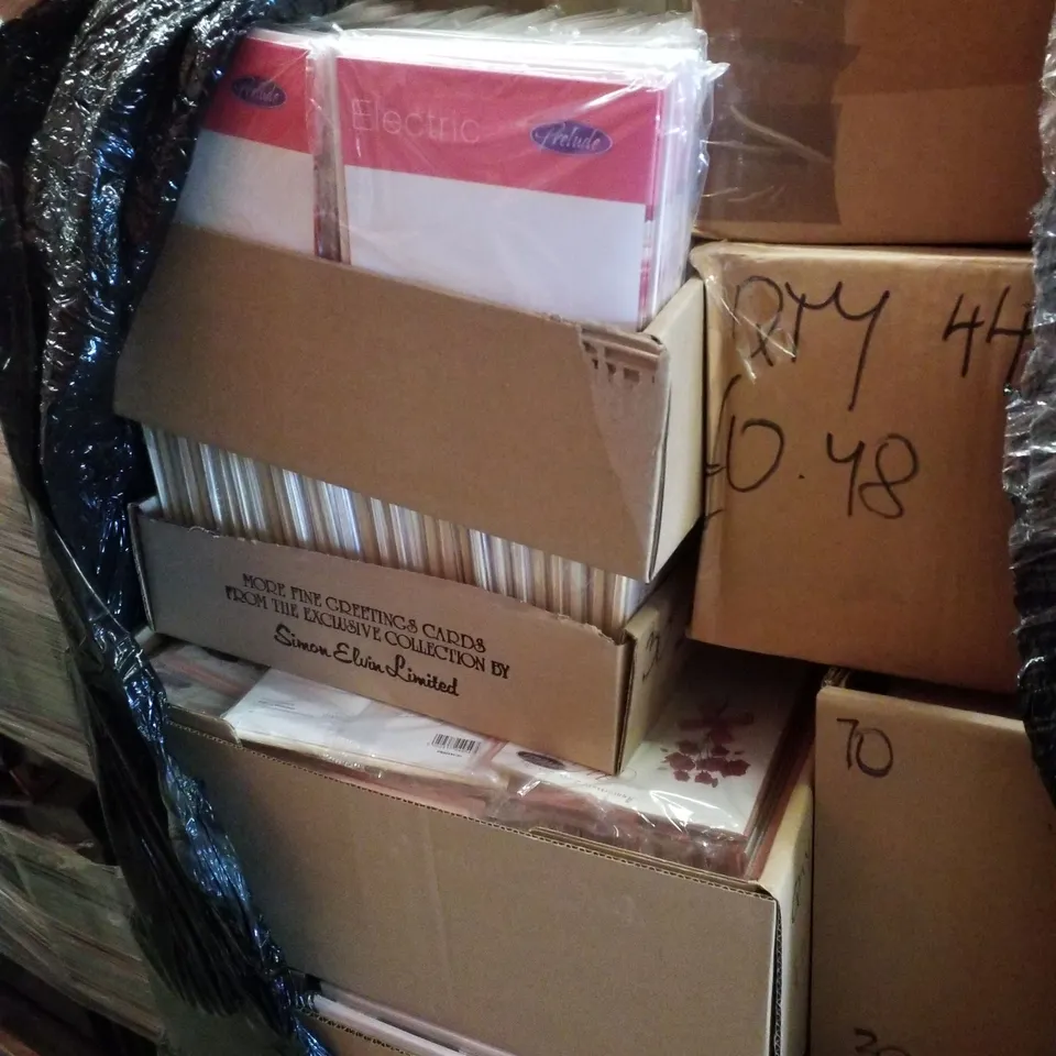 PALLET CONTAINING ASSORTED GREETINGS CARDS