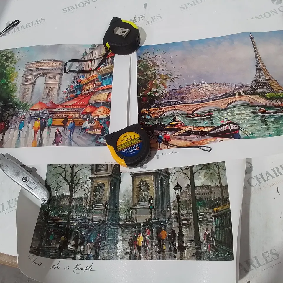THREE FRENCH LANDMARK PRINTS