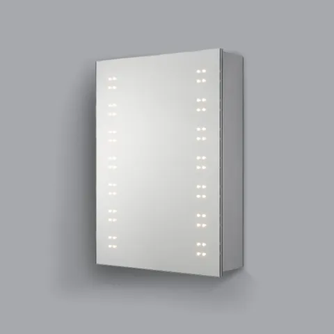 BRAND NEW BOXED RISEN 500 x 700 STAR LIT LED ALUMINIUM MIRROR CABINET - C57.7503 (1 BOX)