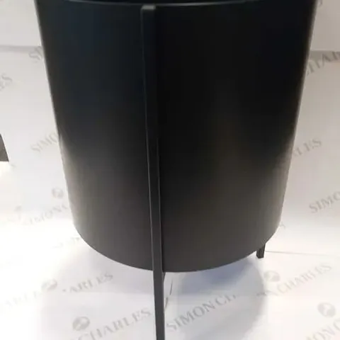 BRAND NEW BOXED MY HOME BLACK METAL PLANTER WITH STAND