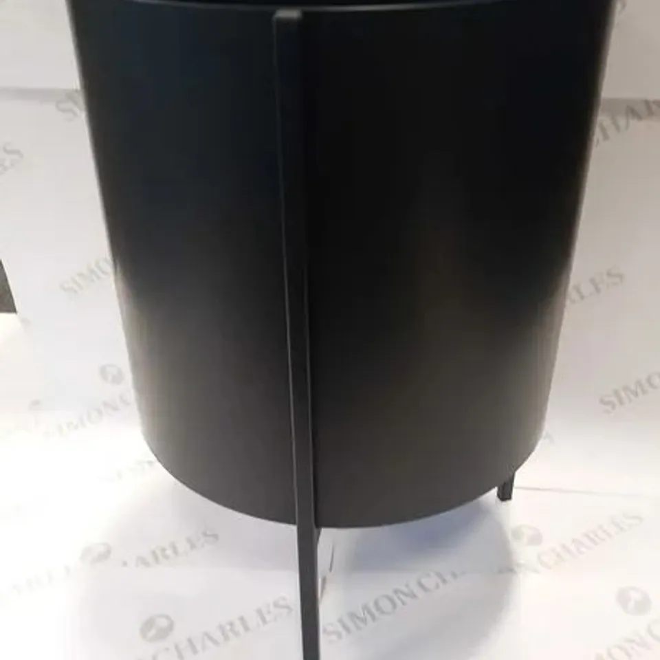 BRAND NEW BOXED MY HOME BLACK METAL PLANTER WITH STAND