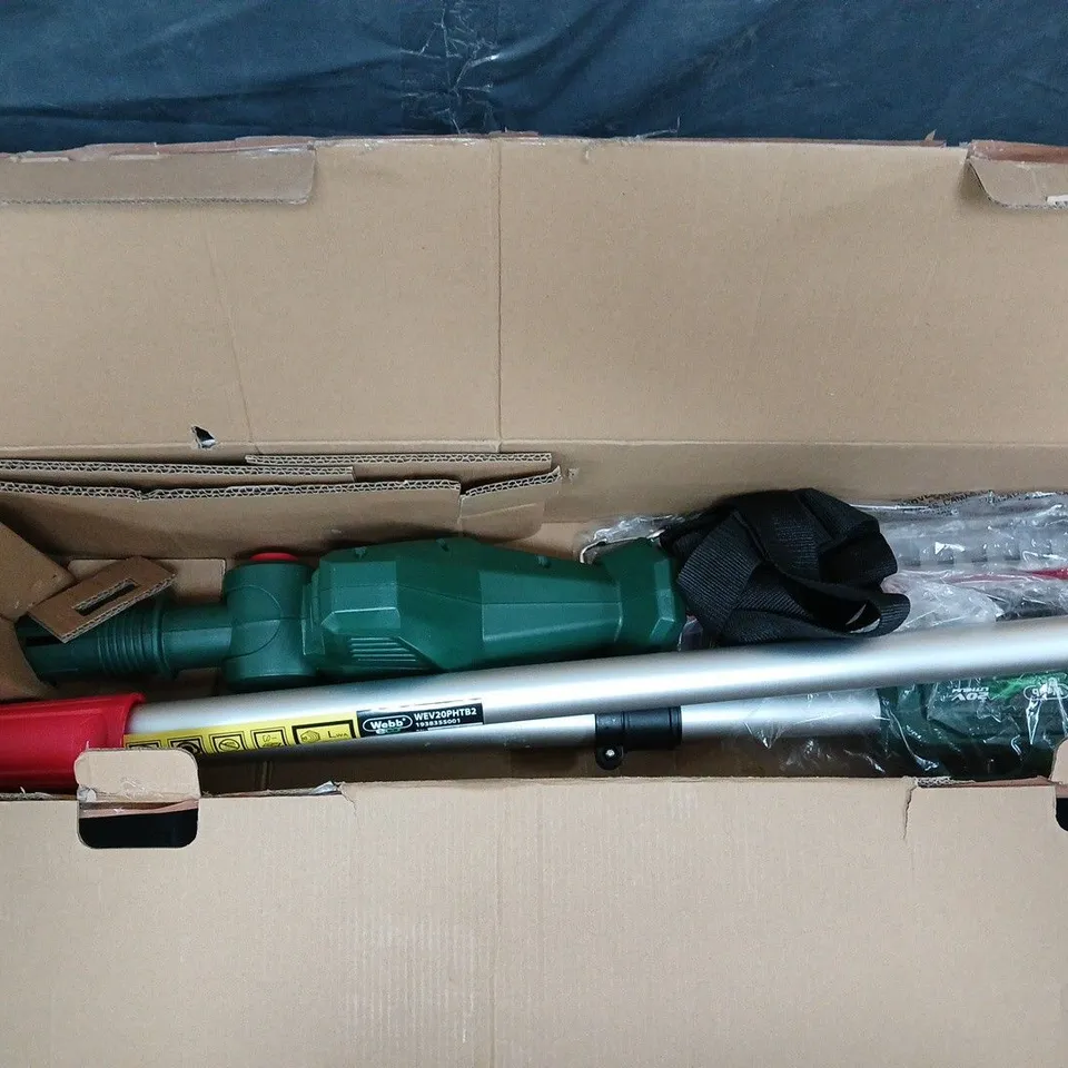 WEBB 20" CORDLESS 20V POLE HEDGE TRIMMER 
