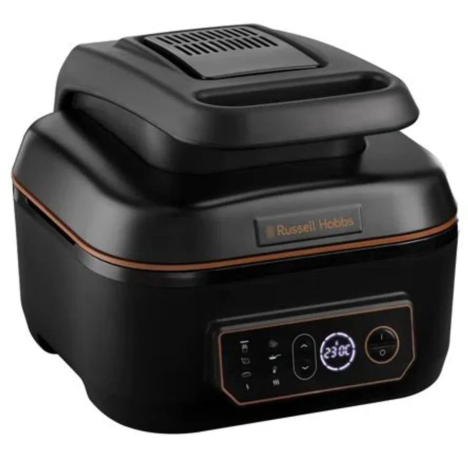 BOXED RUSSELL HOBBS SATISFRY AIR FRYER & GRILL MULTI COOKER, 5.5L (1 BOX)