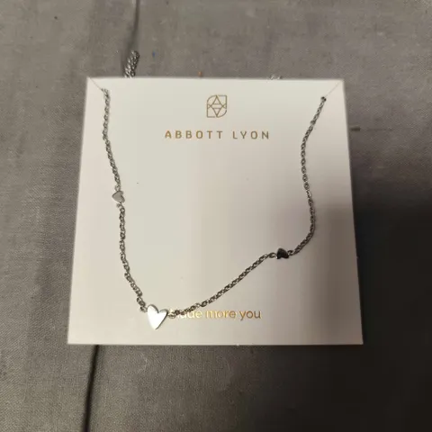 ABBOTT LYON HEART CHARM NECKLACE