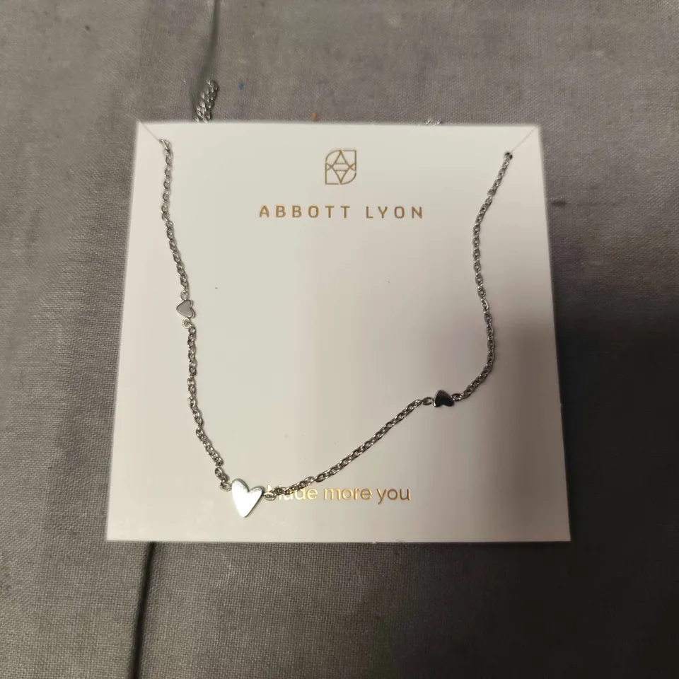 ABBOTT LYON HEART CHARM NECKLACE