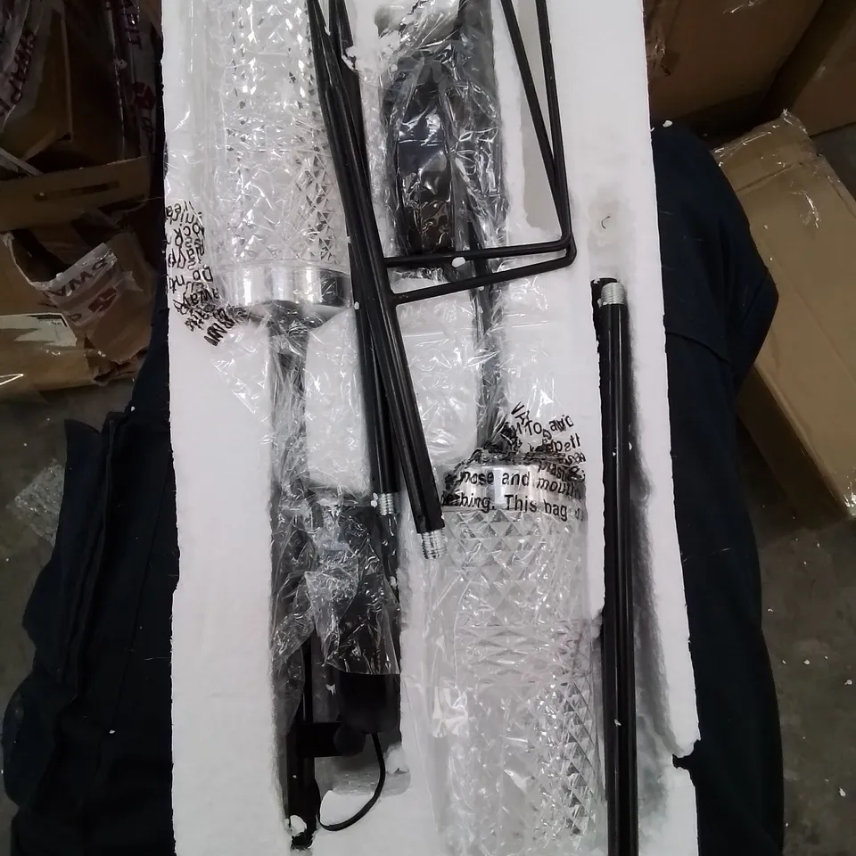 HOME2GARDEN SET OF 2 SOLAR LED CRYSTAL EFFECT STAKE LIGHTS