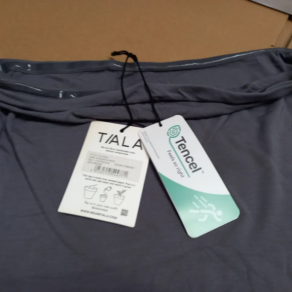 TALA 365 BANDEAU DRESS IN GREY - MED