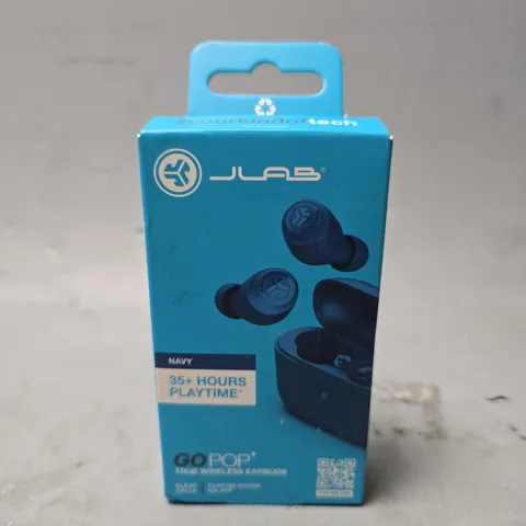 BOXED JLAB GO POP+ TRUE WIRELESS EARBUDS