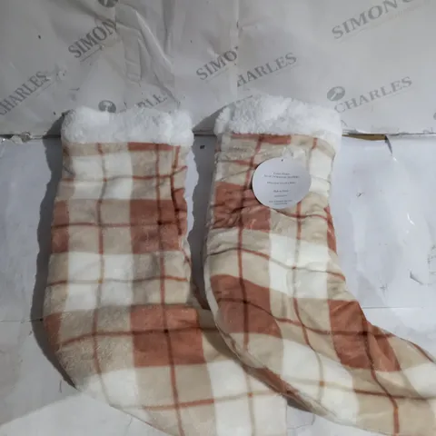 COZEE HOME CHRISTMAS FLUFFY STOCKINGS
