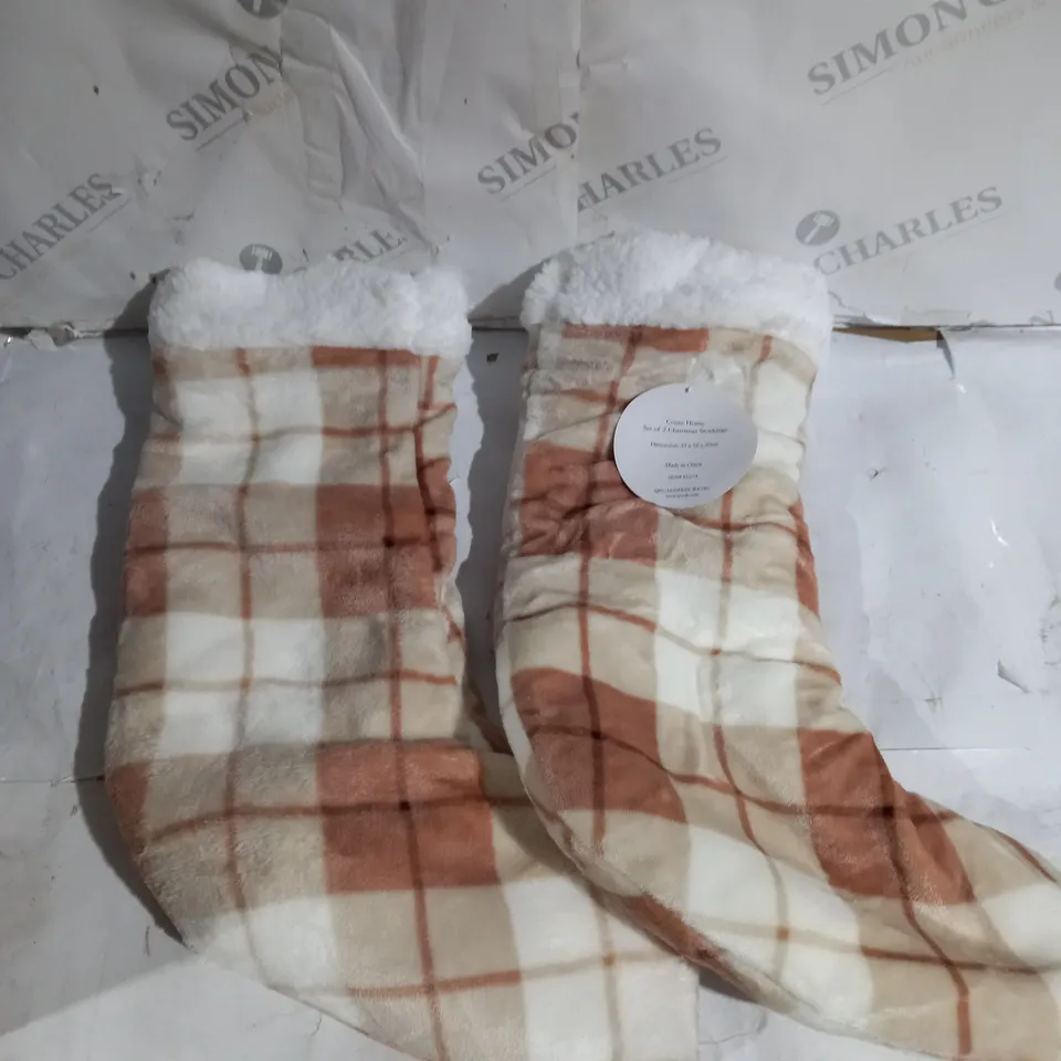 COZEE HOME CHRISTMAS FLUFFY STOCKINGS