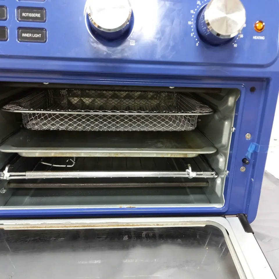 COOK'S ESSENTIAL 21-LITRE AIR FRYER OVEN IN BLUE