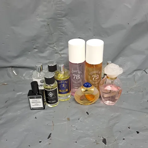 APPROXIMATELY 10 ASSORTED UNBOXED FRAGRANCES TO INCLUDE - JUBILEE, FLORENTYNA, AUROMA - ETC - COLLECTION ONLY