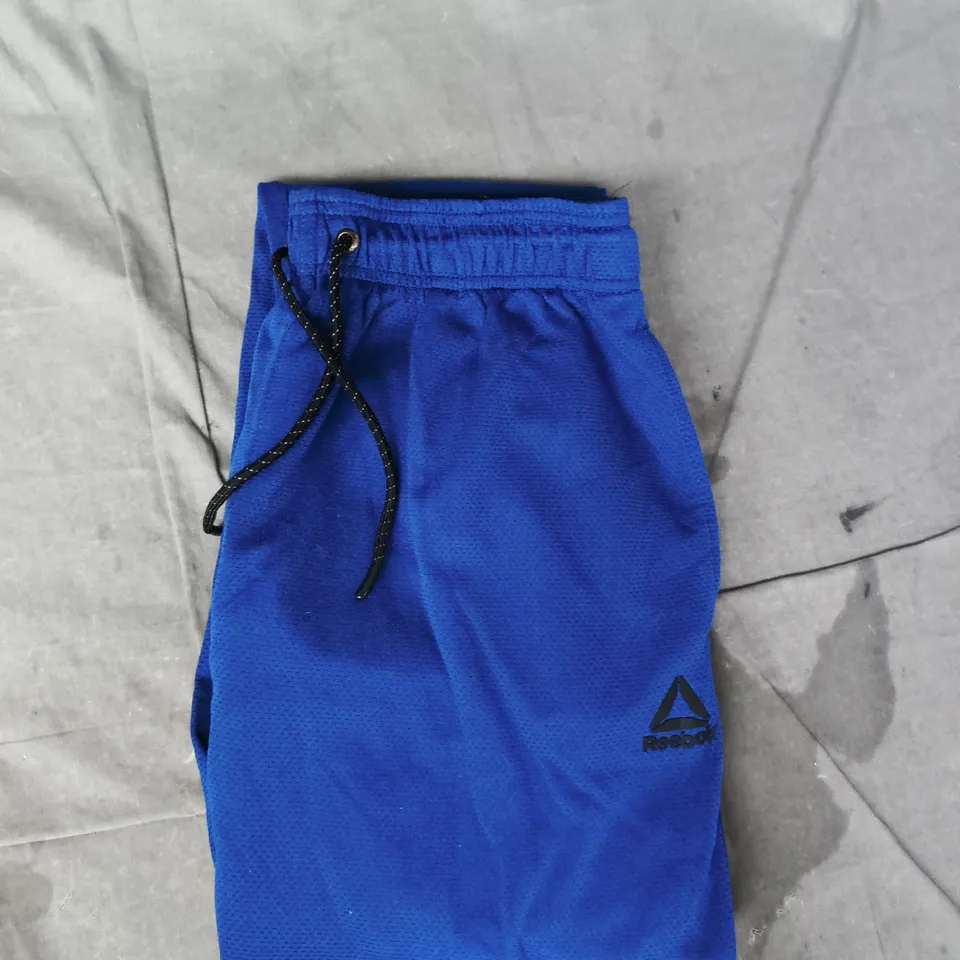 REEBOK JOGGERS IN BLUE SIZE MEDIUM
