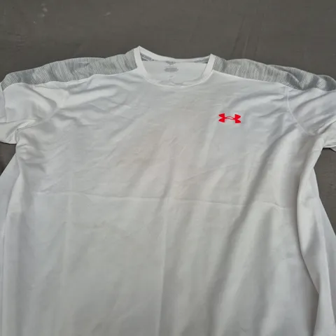 UNDER ARMOUR WHITE T-SHIRT - MEDIUM