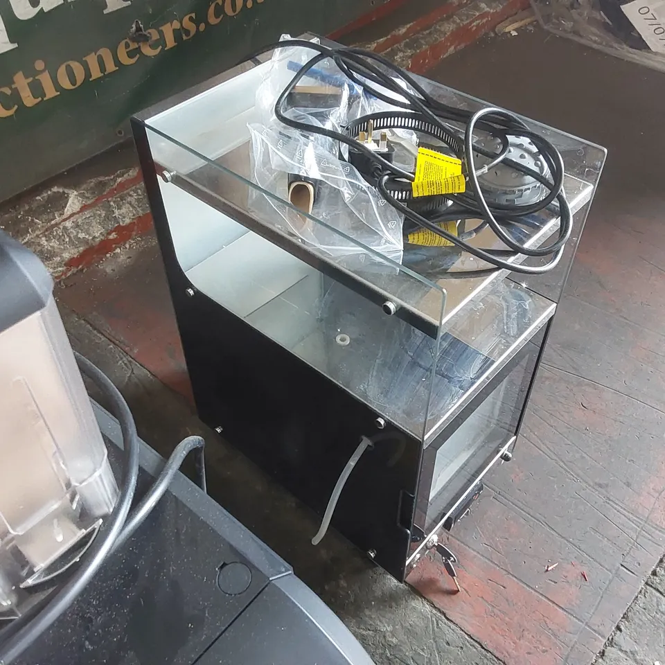 EVOCA KALEA PLUS COMMERCIAL COFFEE MACHINE WITH VITRIFRIGO MILK CHILLER