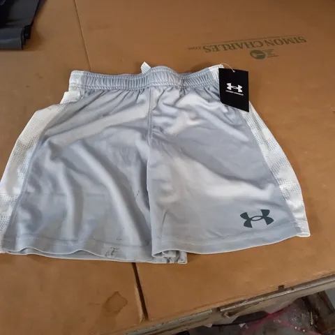 PAIR OF UNDER ARMOUR CHILDRENS SHORTS SIZE 4-5 YEARS