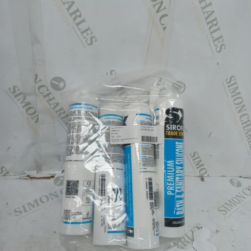 LOT OF 4 SIROFLEX SX EVERSEAL BATH & SANITARY SILICONE