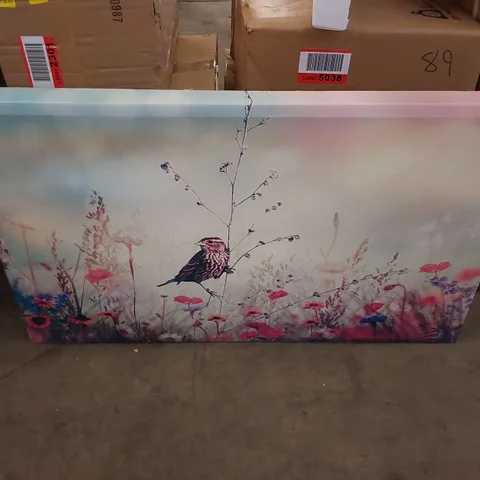 BOXED BIRD IN PARADISE WILD LIFE - WRAPPED CANVAS PHOTOGRAPH PRINT