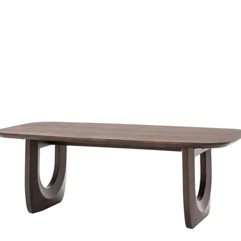 BOXED ZENITH WALNUT COFFEE TABLE MANGO WOOD (1 BOX)