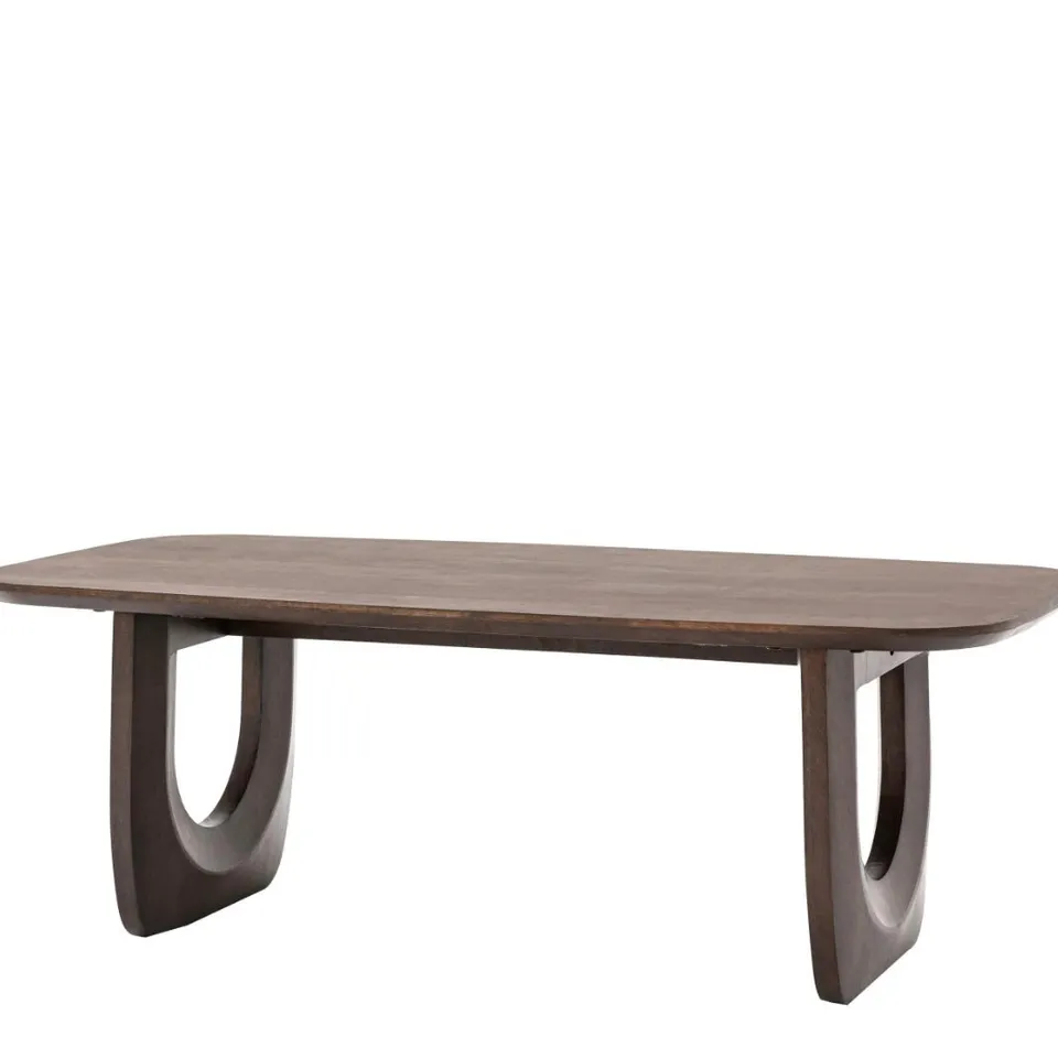 BOXED ZENITH WALNUT COFFEE TABLE MANGO WOOD (1 BOX)