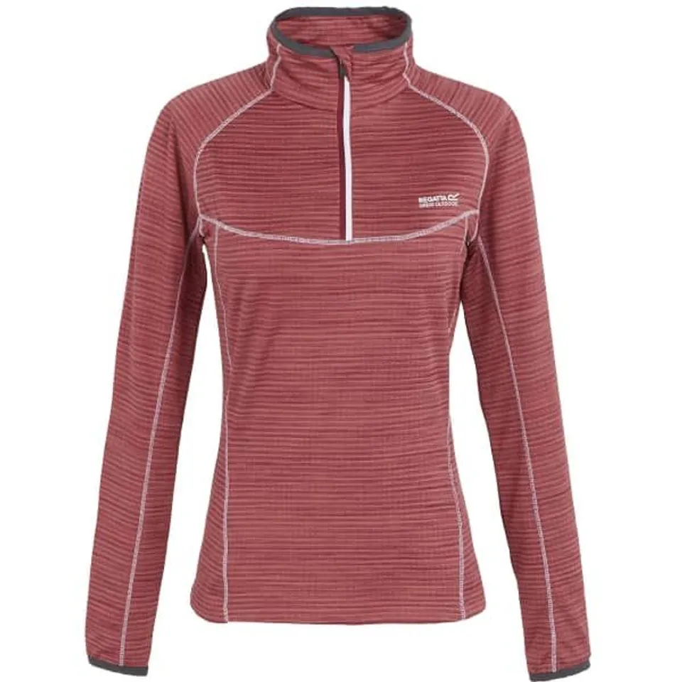 REGATTA WOMENS YONDER II OUTDOOR ACTIVE FLEECE RUMBA RED UK SIZE 18