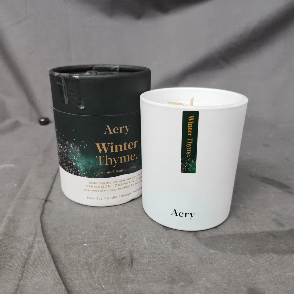 AERY WINTER THYME SCENTED CANDLE