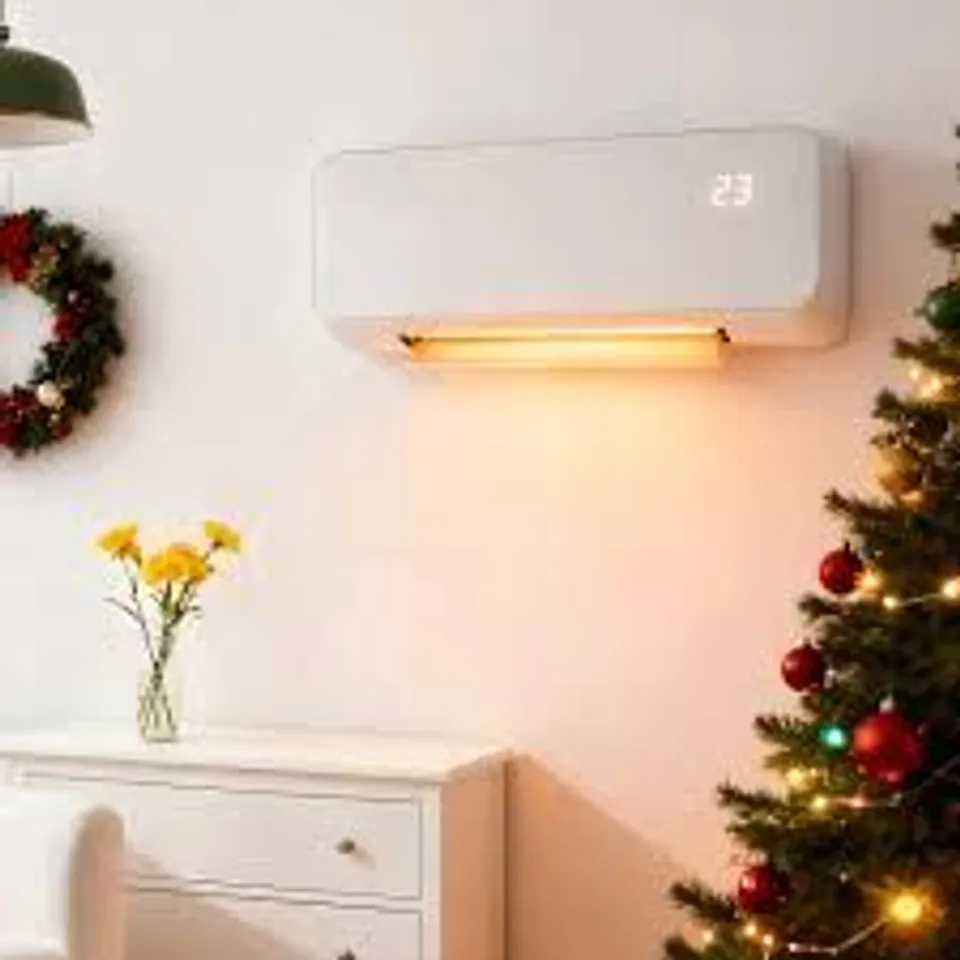 BOXED 1000/2000W PTC ELECTRIC HEATER - WHITE (1 BOX)