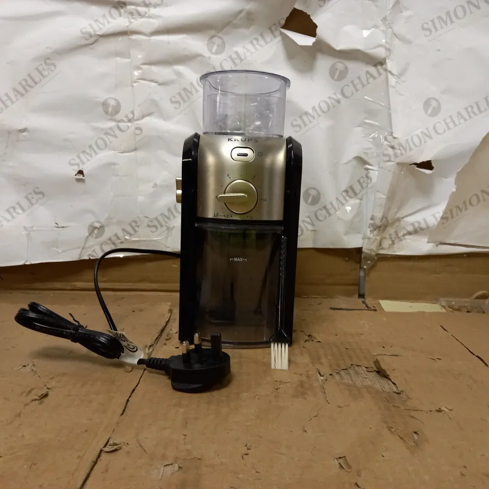 KRUPS EXPERT BURR GRINDER FOR COFFEE BEANS