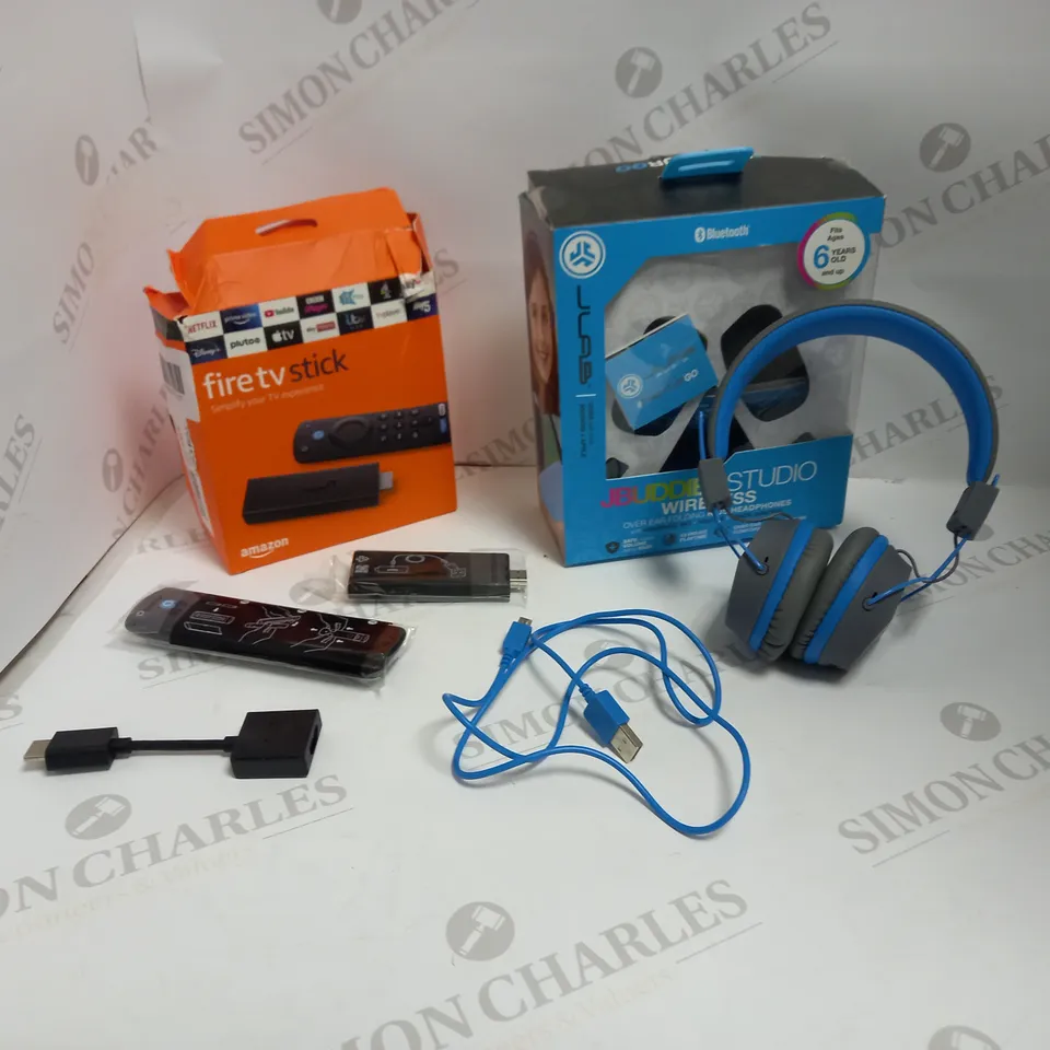 JLAB JBUDDIES KIDS' HEADPHONES + AMAZON TV FIRE STICK RRP £68