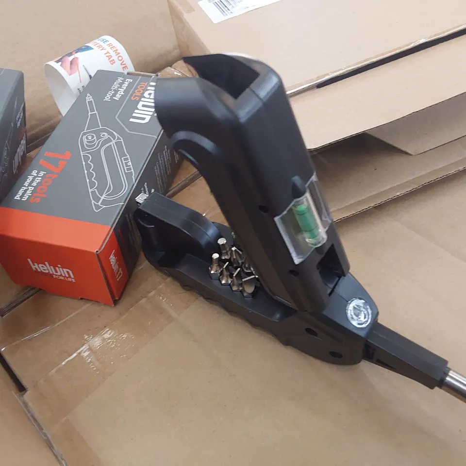 FIVE CASES EACH CONTAIN 12 BOXES OF 2 KELVIN TOOLS EVERYDAY MULTI-TOOLS (120 TOTAL) 
