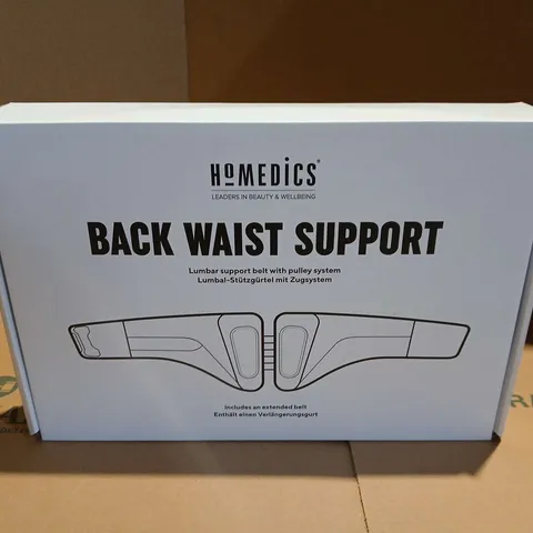 LOT OF 8 BOXED HOMEDICS BACK WAIST SUPPPORTS