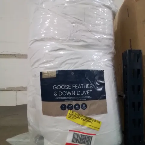 BAGGED GOOSE FEATHER AND DOWN EMPEROR DUVET COVER 