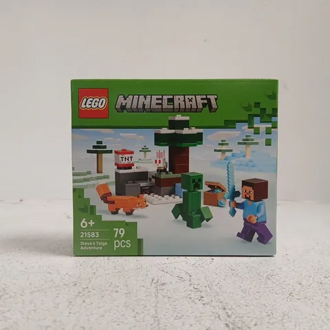 LEGO MINECRAFT STEVE’S TAIGA ADVENTURE – 21583