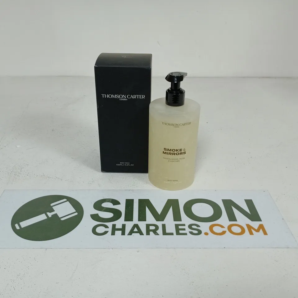 THOMSON CARTER LONDON SMOKE & MIRRORS BODY WASH – 450ML, BOXED