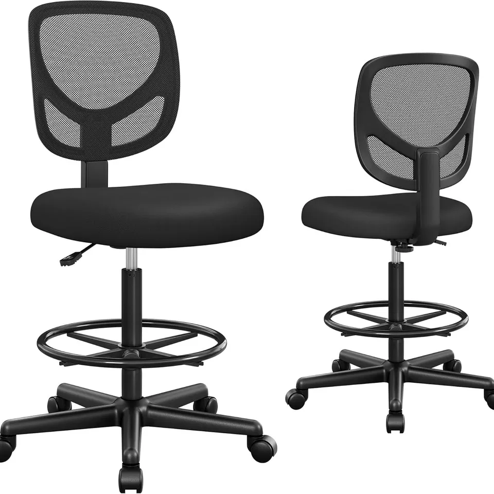 BOXED SONGMICS DRAFTING STOOL CHAIR