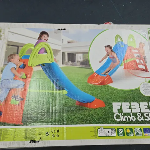 BOXED FEBER CLIMB & SLIDE - COLLECTION ONLY
