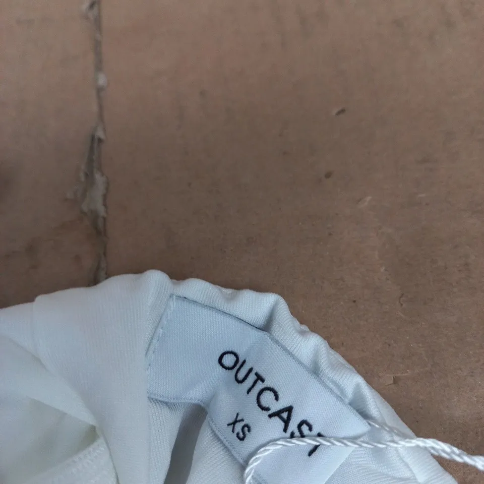 OUTCAST CLOTHING HARI MINI DRESS WHITE – XS 
