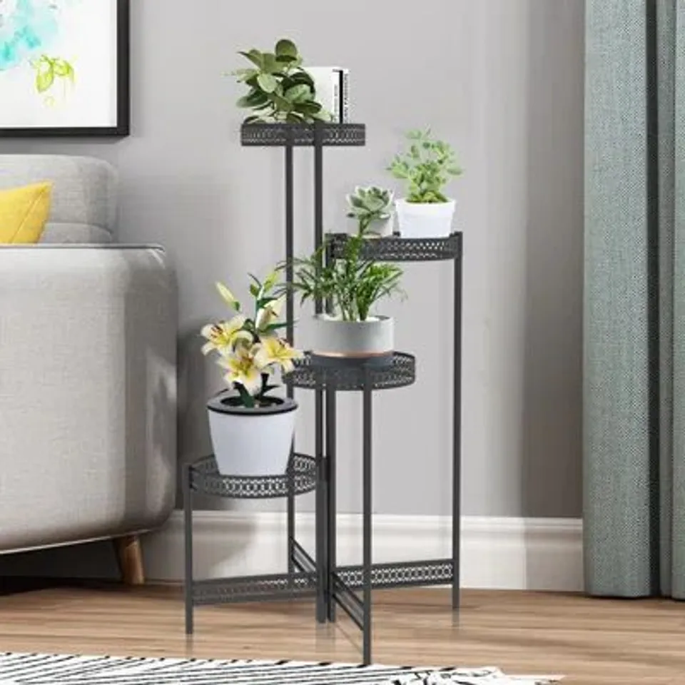 BOXED ANJELI METAL PLANT STAND (1 BOX)