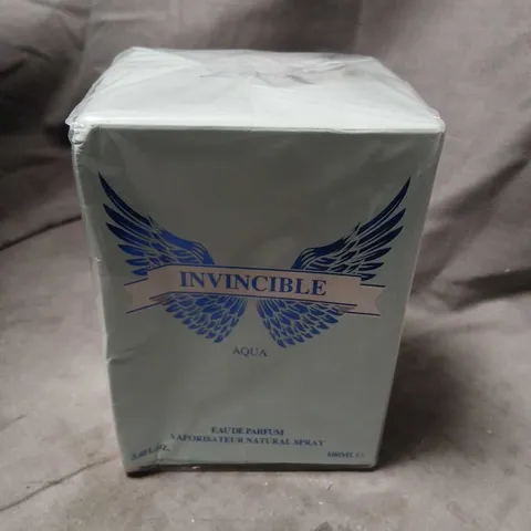 BOXED AND SEALED LOVALI INVINCIBLE AQUA EAU DE PARFUM 100ML