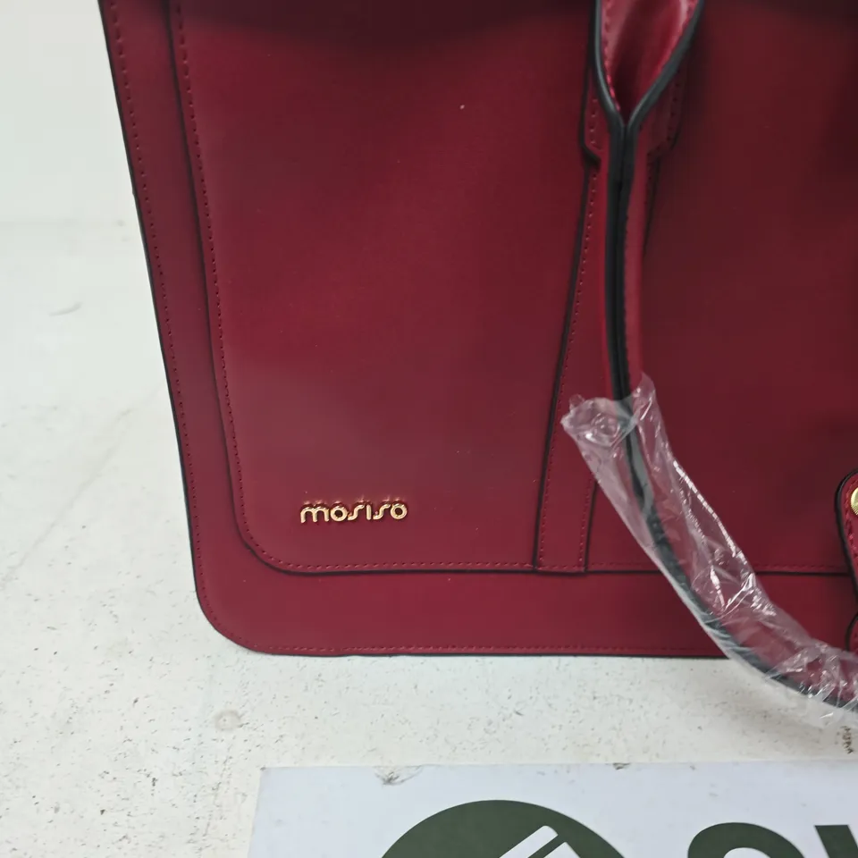 MOSISO WOMEN'S HANDBAG – BURGUNDY RED SATCHEL