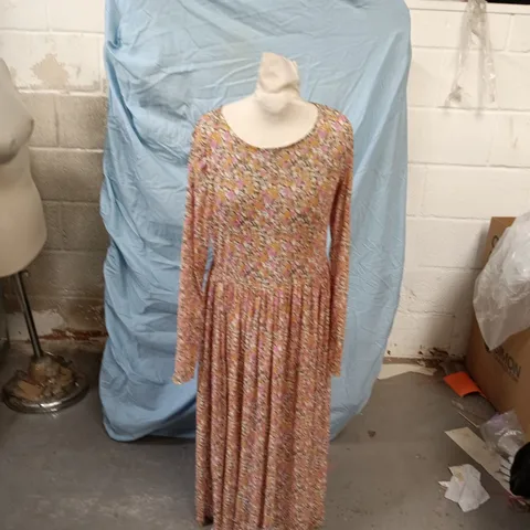 NUMPH FLORAL PRINT MAXI DRESS – UK SIZE S