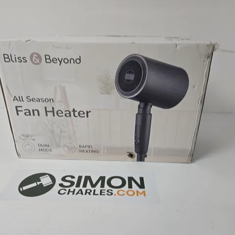 BLISS & BEYOND ALL SEASON FAN HEATER