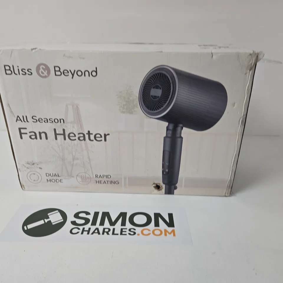 BLISS & BEYOND ALL SEASON FAN HEATER