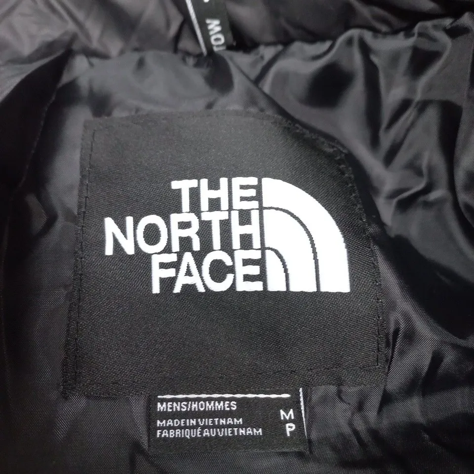 THE NORTH FACE MEN'S BLACK PUFFER JACKET – SIZE M