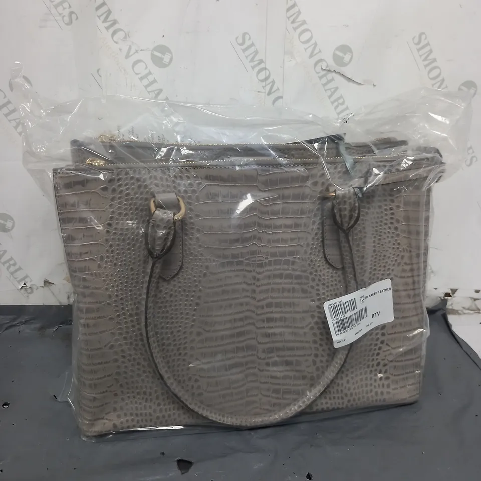OUTLET RUTH LANGSFORD HERO CROC LEATHER TOTE BAG