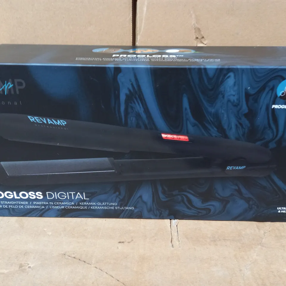 REVAMP PROGLOSS DIGITAL CERAMIC STRAIGHTENERS 